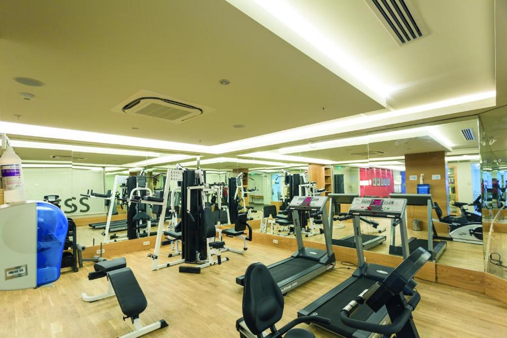 Fitness centrum a/nebo fitness zařízení v ubytování Side Star Beach Hotel - Ultra All Inclusive