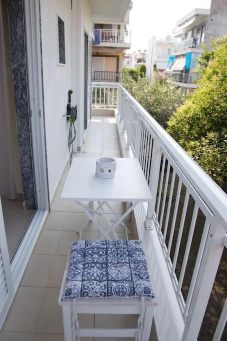 A balcony or terrace at Blue Theros Apartments
