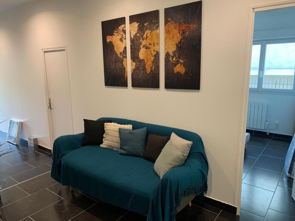 Posedenie v ubytovaní Villa Tenjin chambre 14