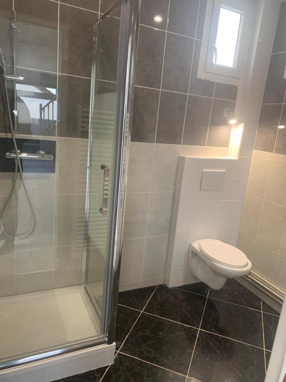Kúpeľňa v ubytovaní Villa Tenjin chambre 14