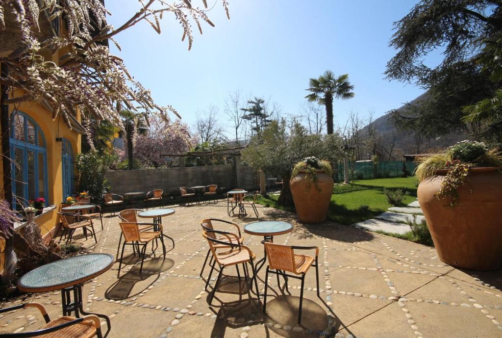 Zahrada ubytování B&B Romantico Palazzo dei Ulivi