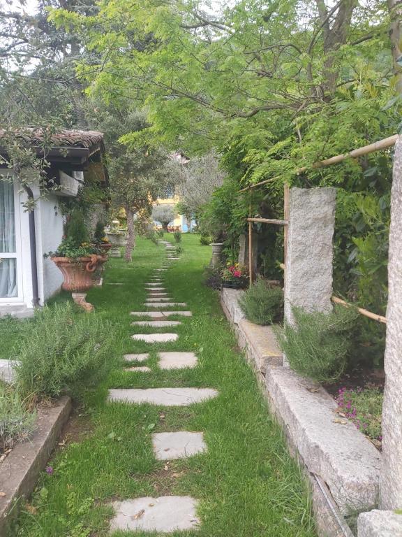 Zahrada ubytování B&B Romantico Palazzo dei Ulivi