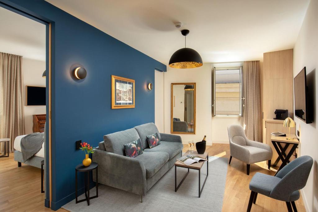 Posezení v ubytování 9Hotel Cesari
