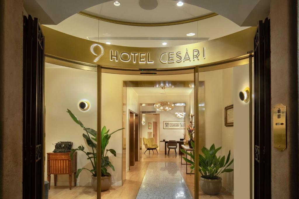 Vstupní hala nebo recepce v ubytování 9Hotel Cesari