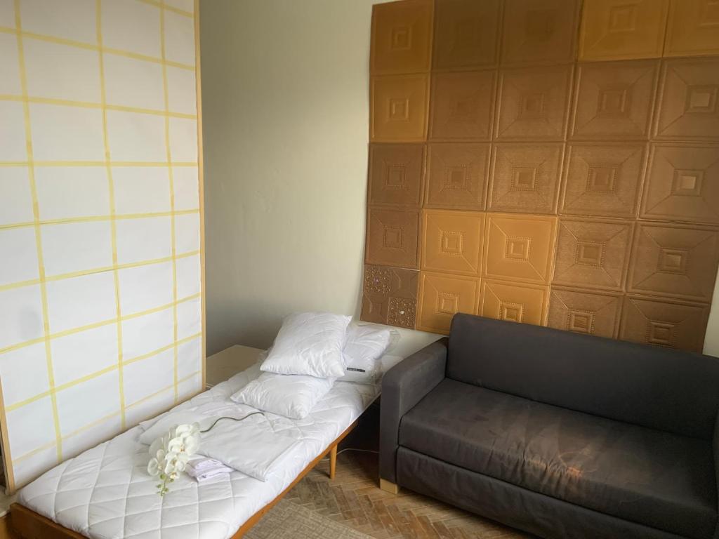Postel nebo postele na pokoji v ubytování Apartmány Blatec