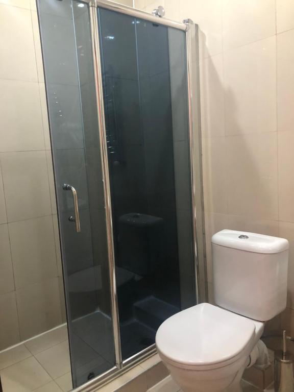 Koupelna v ubytování Ventura Hotel