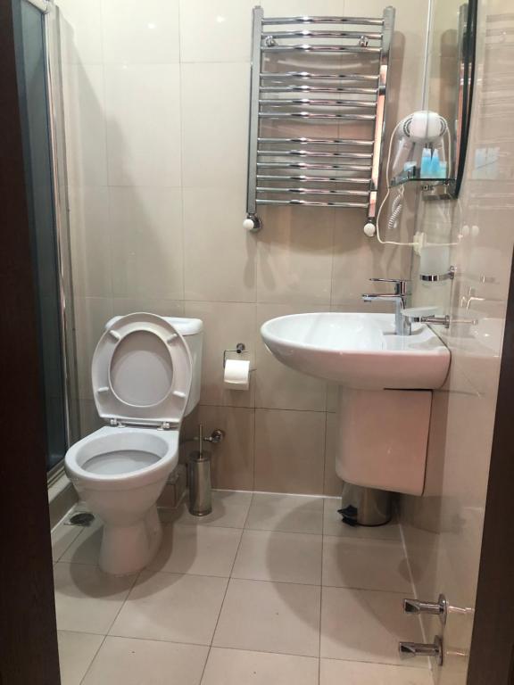 Koupelna v ubytování Ventura Hotel