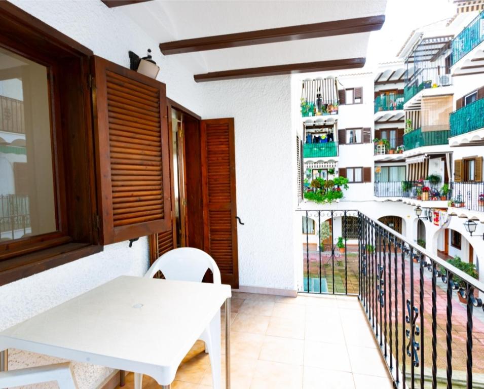 Balkón nebo terasa v ubytování BONITO APARTAMENTO PARA 4 PERSONAS, CENTRO DE MORAIRA