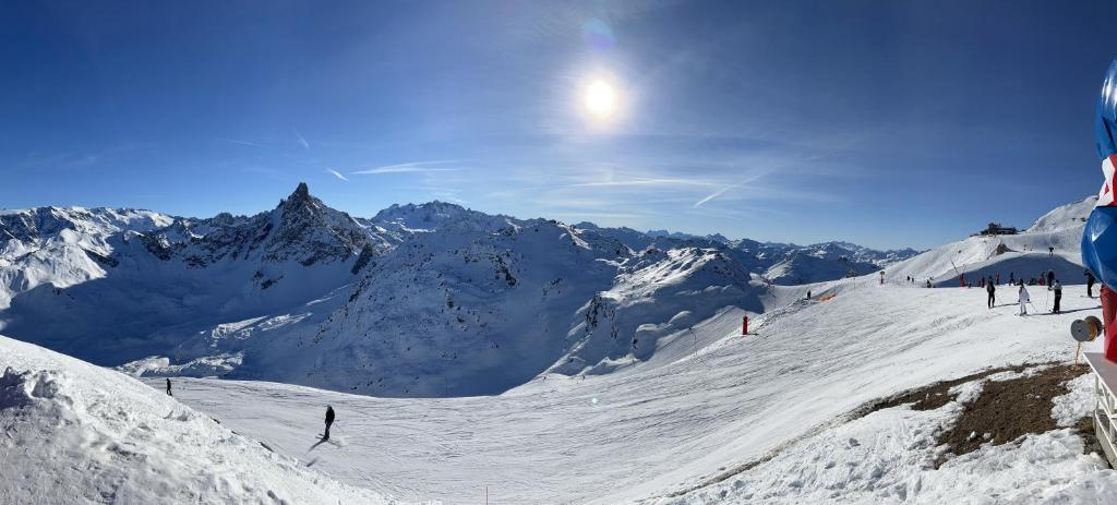 Penthouse l'Ourse Bleue - Sauna privatif - accès direct aux pistes v zimě