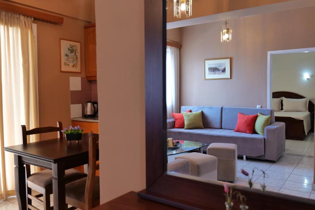 Posezení v ubytování Kosta Apartments