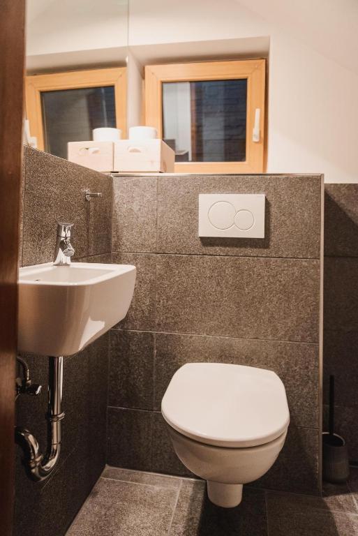 Bagno di Ferienwohnung Waldgarten