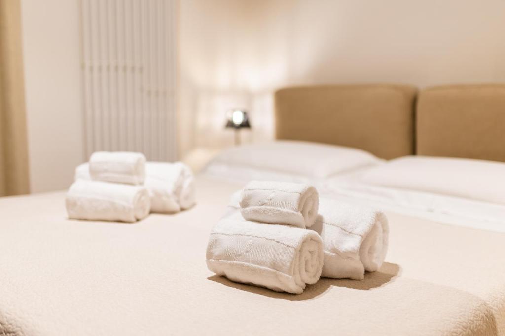 Postel nebo postele na pokoji v ubytování B&B A C-Caste