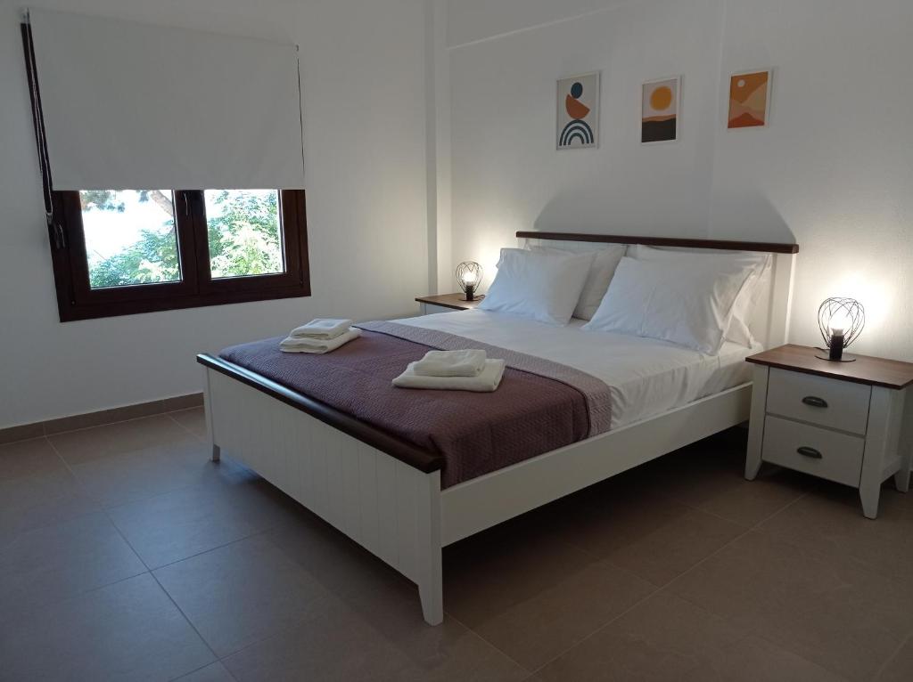 Postel nebo postele na pokoji v ubytování Melograno Apartment