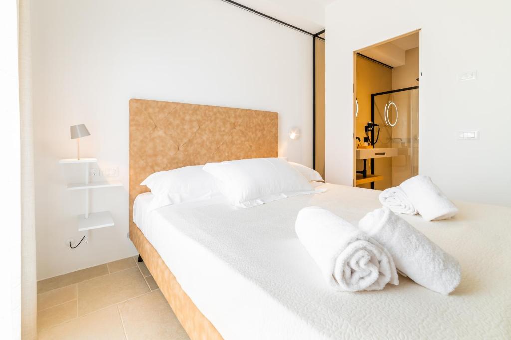 Postel nebo postele na pokoji v ubytování B&B A C-Caste