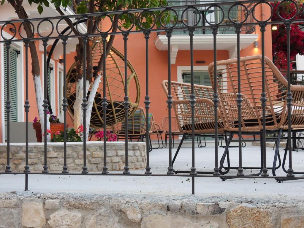 Balkón nebo terasa v ubytování Saint george Hotel Parga