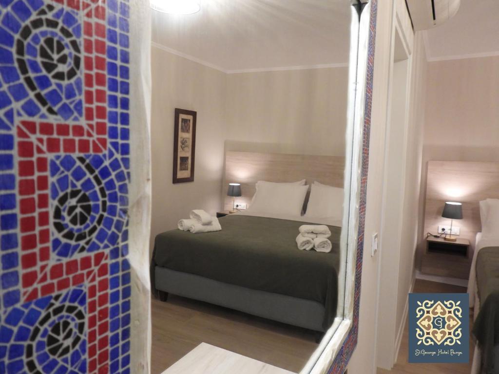 Posezení v ubytování Saint george Hotel Parga