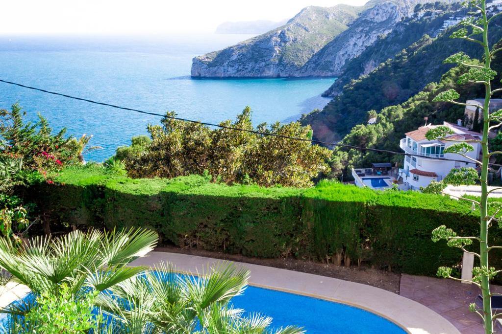 a view of the ocean from a villa at Panorama del Mar in Balcon del Mar