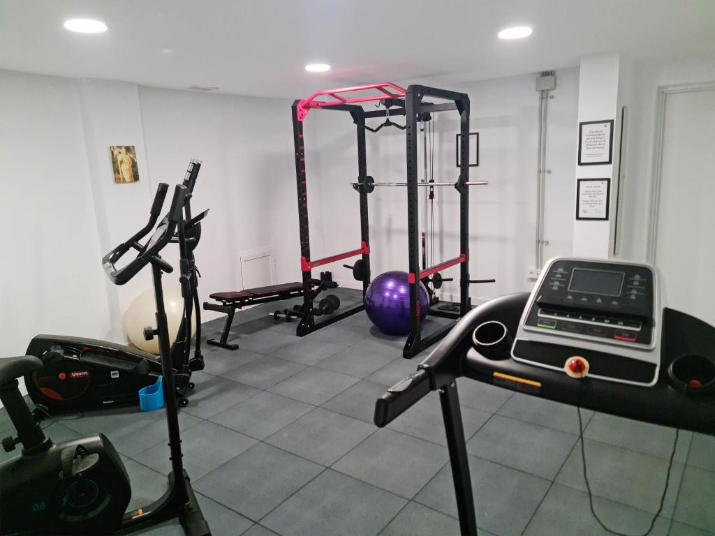 Posilňovňa alebo fitness centrum v ubytovaní Brand new Exclusive apartment, 100 meter from the Beach