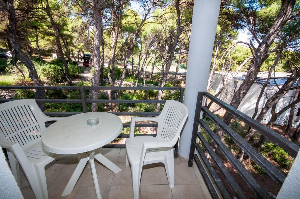 Balkón nebo terasa v ubytování Hotel Mirta
