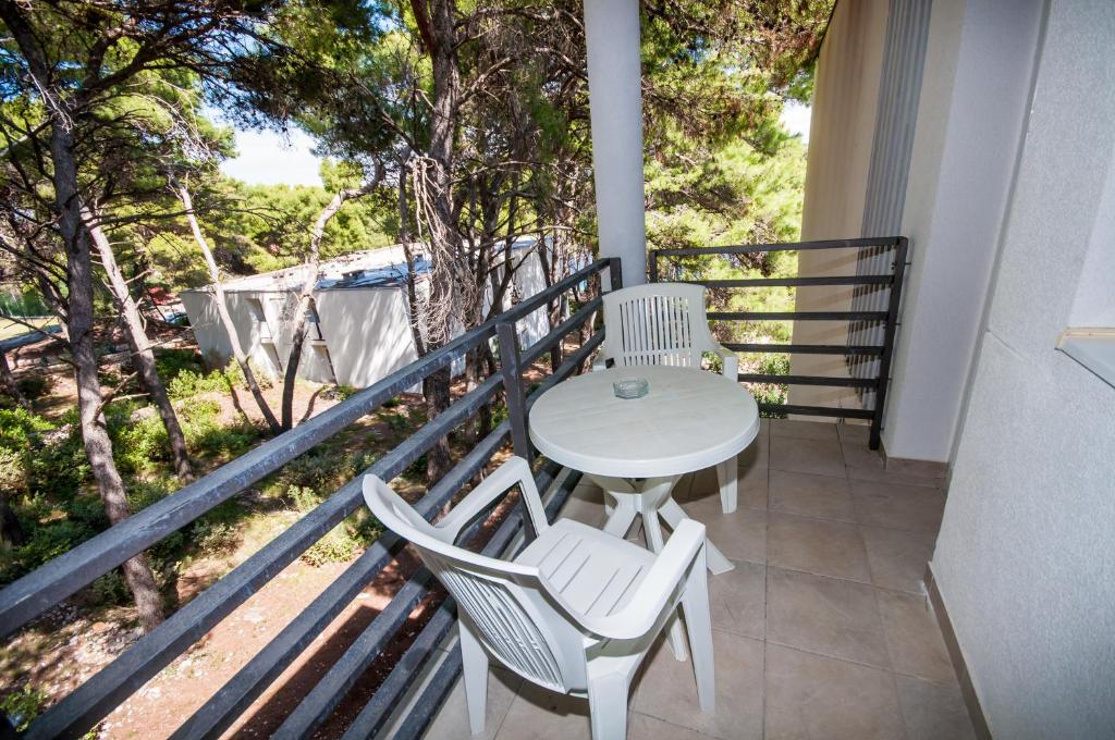 Balkón nebo terasa v ubytování Hotel Mirta