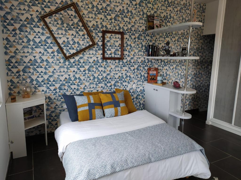 Postel nebo postele na pokoji v ubytování AUBERGE LE GABACHOU