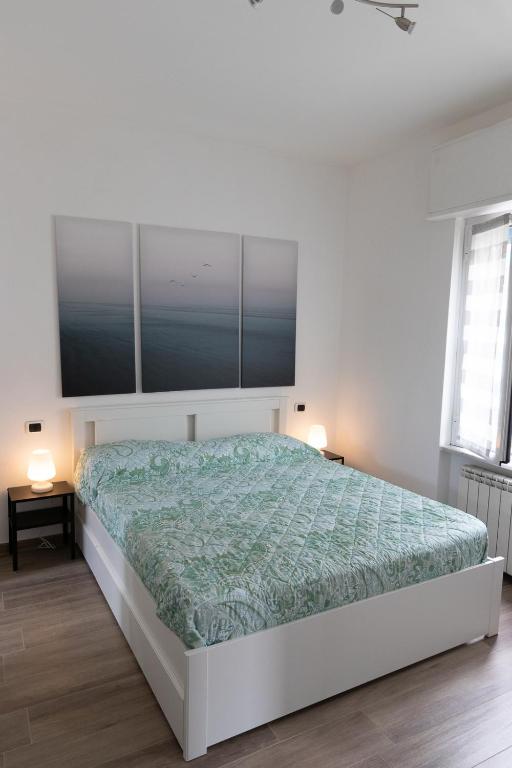 Postel nebo postele na pokoji v ubytování Casa Pietro e Bea