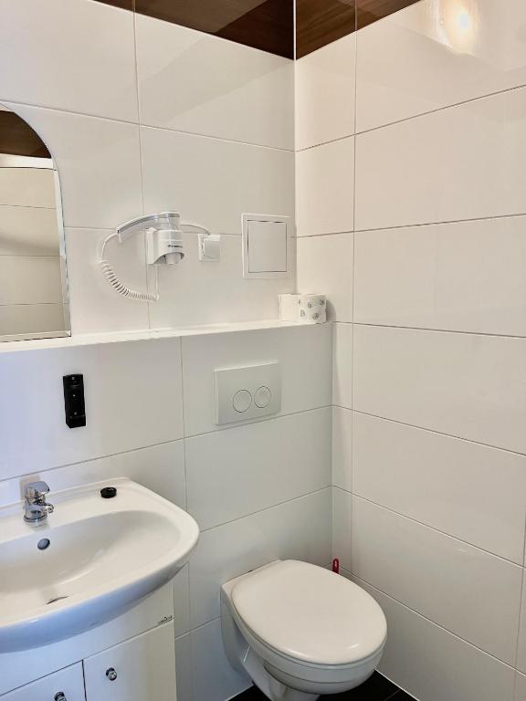 Kúpeľňa v ubytovaní Hostel DV Morski - z prywatnymi łazienkami