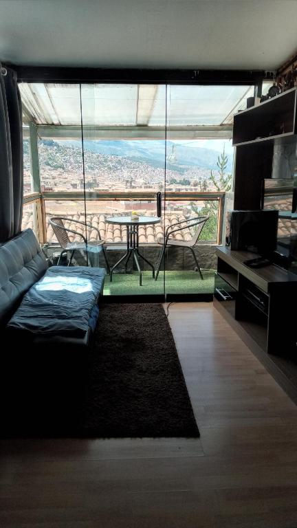 Posezení v ubytování Casa Salkantay Cusco