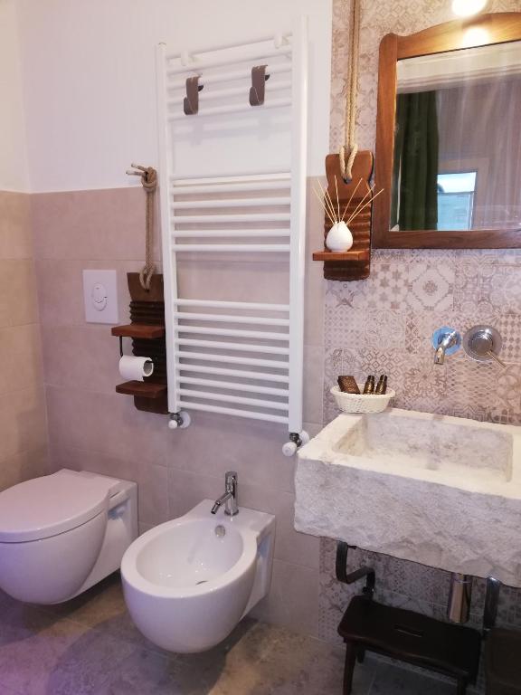 Koupelna v ubytování Torre Pendio b&b