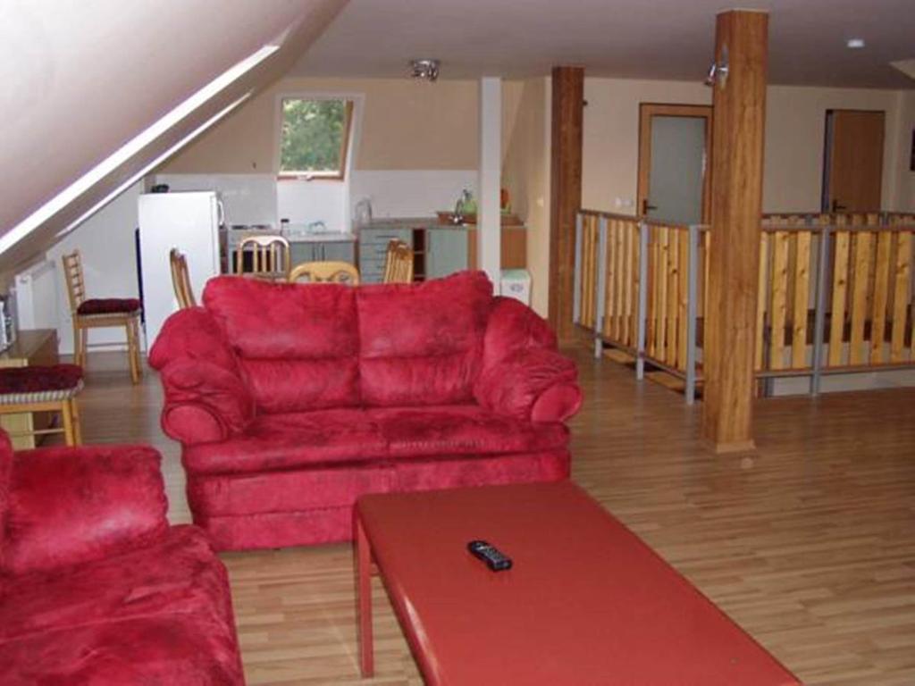 Posezení v ubytování Apartmány Dívčice
