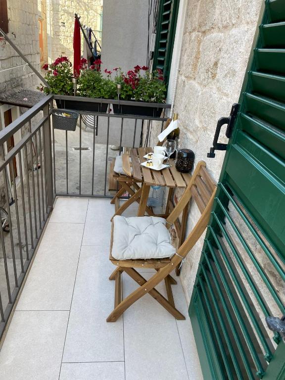 Balkón nebo terasa v ubytování Rooms Marija