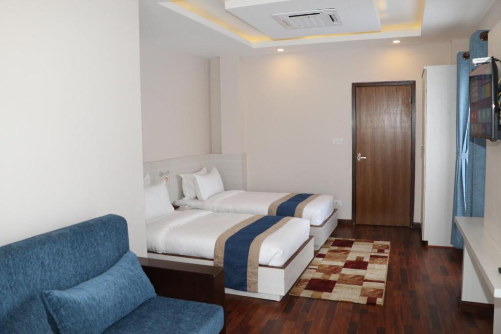 Posezení v ubytování Hotel Mega & Apartment
