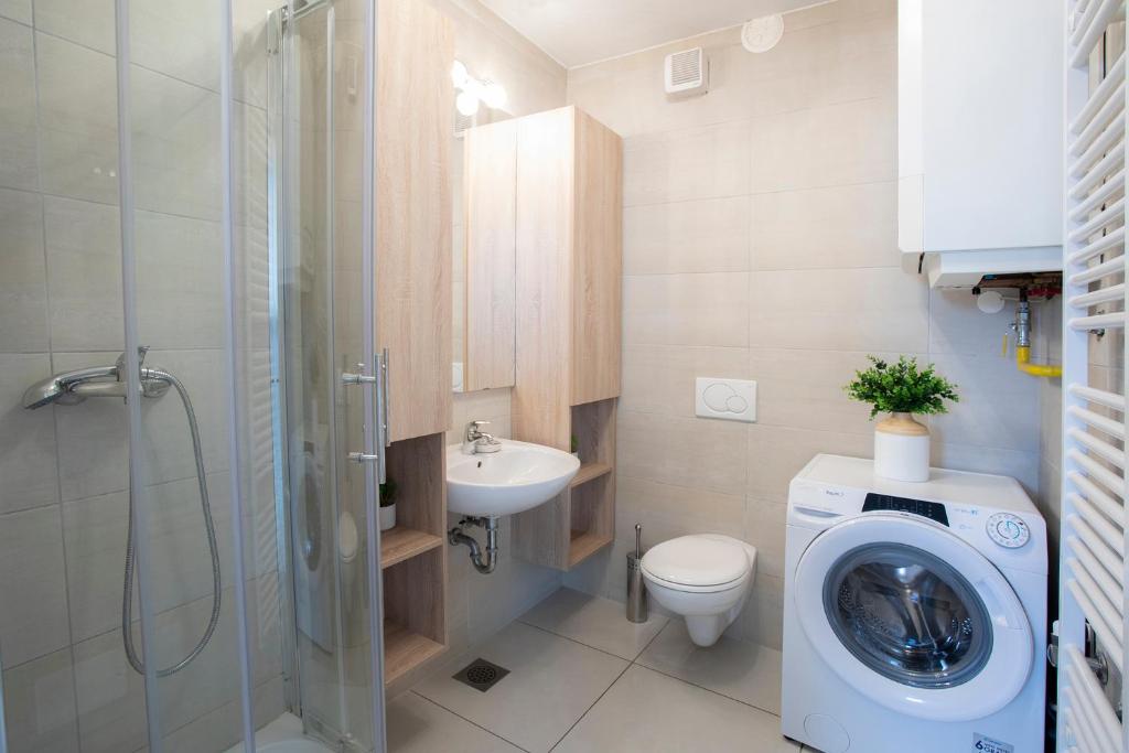 Koupelna v ubytování Apartments Agenija Bled