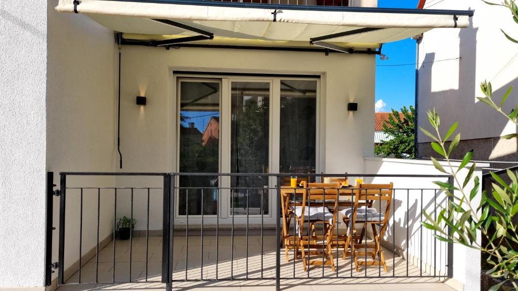 Balkón nebo terasa v ubytování Aquamarine apartment - Free 2 electric scooters