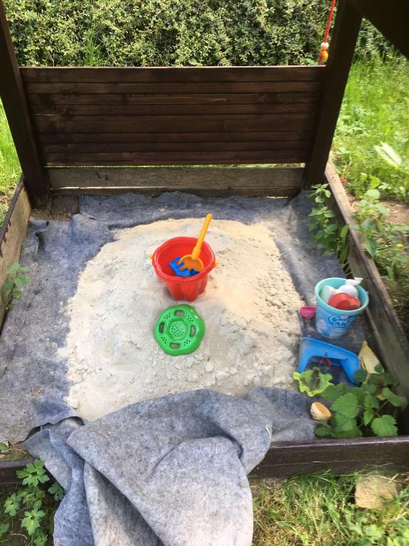 Ogród w obiekcie Penzion Nivy Alice a Petra Jandových