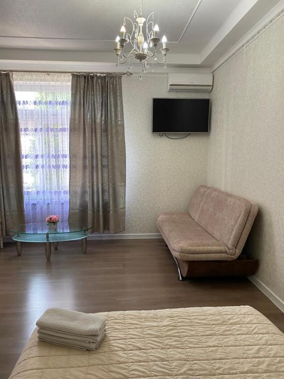 TV a/nebo společenská místnost v ubytování Bonus