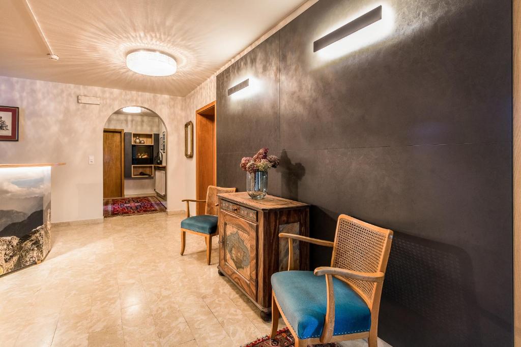 Posezení v ubytování Gästehaus Hornegger
