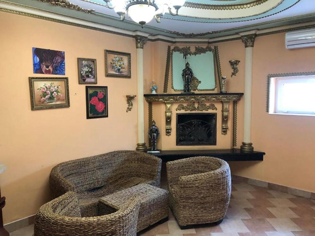 Posezení v ubytování Hotel Nikolet