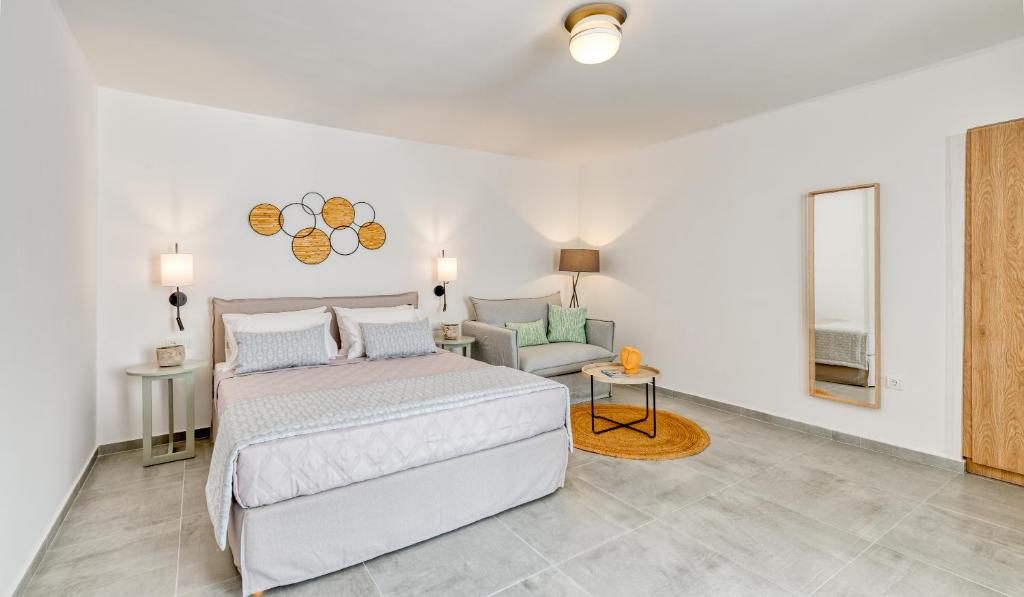 Un ou plusieurs lits dans un hébergement de l'établissement Lumiére spetses