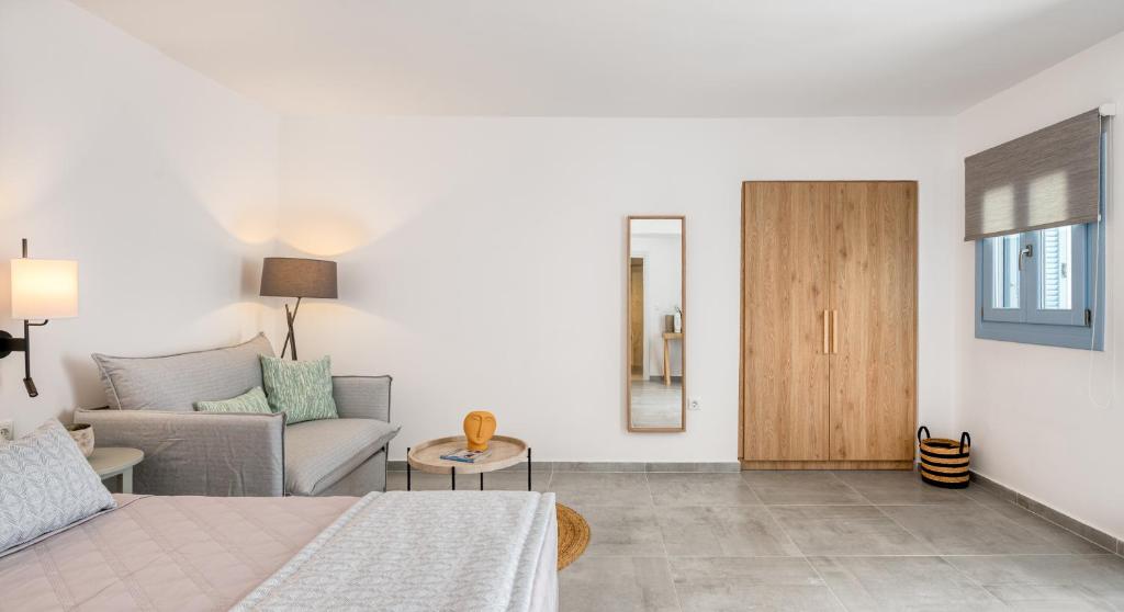 Coin salon dans l'établissement Lumiére spetses