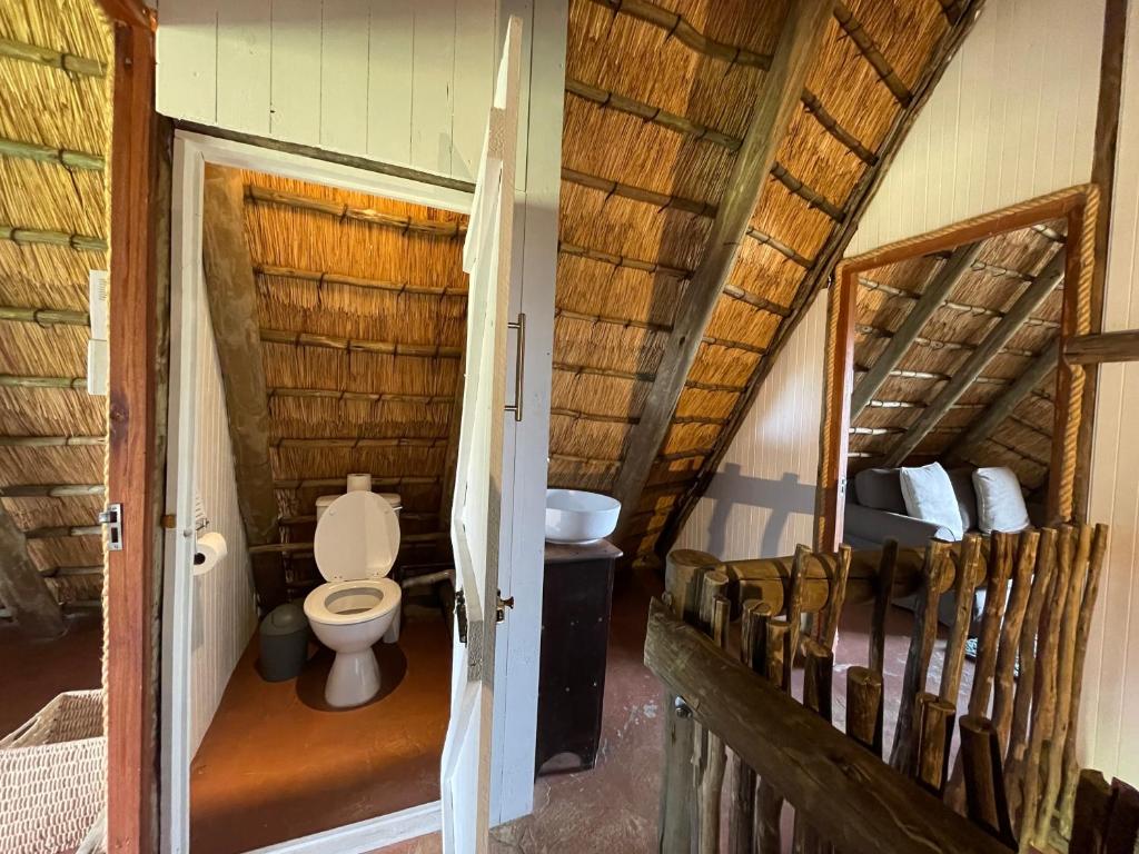 Koupelna v ubytování Tugela River Lodge
