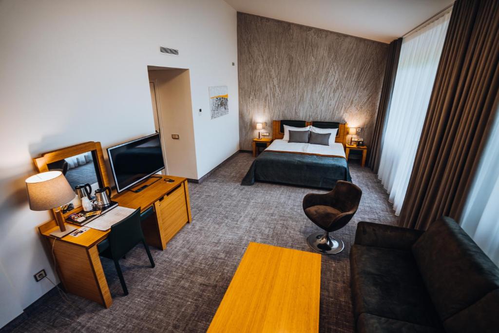 Lova arba lovos apgyvendinimo įstaigoje Gabija Hotel SPA & Conferences