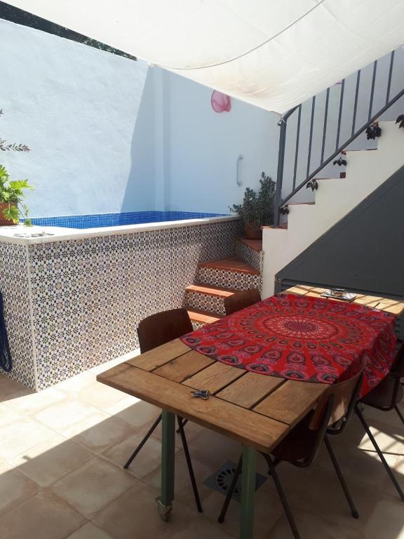 Posedenie v ubytovaní Casa Clemente 32, Private house with plunge pool