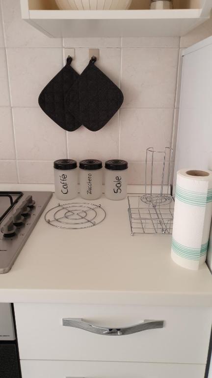 Kuchyň nebo kuchyňský kout v ubytování Casata Eva