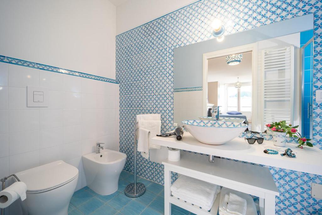 Koupelna v ubytování Almaré B&B