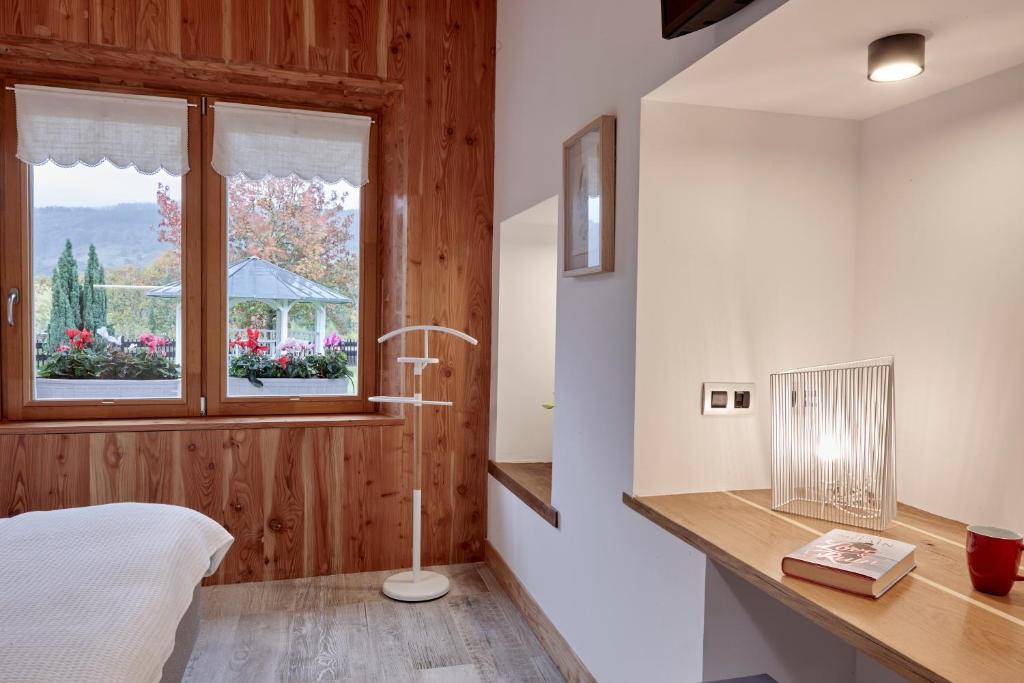 Postel nebo postele na pokoji v ubytování Apartamentos Ea Astei