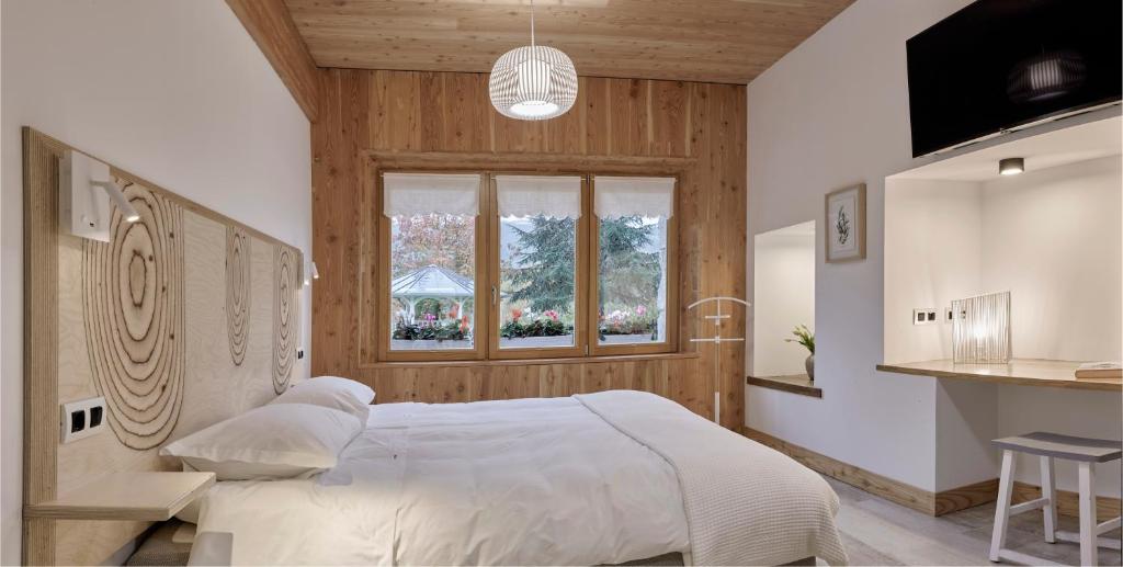 Postel nebo postele na pokoji v ubytování Apartamentos Ea Astei