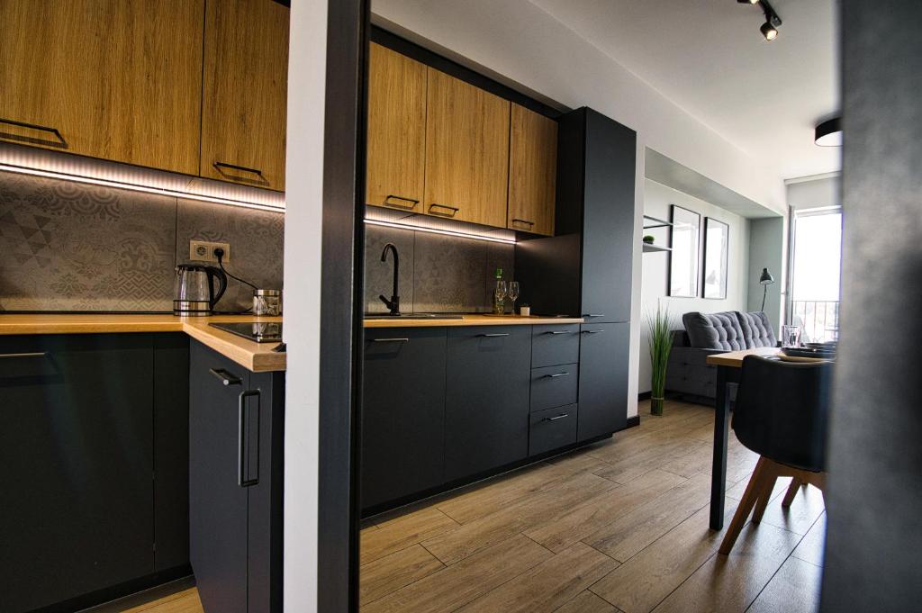 Kuchyňa alebo kuchynka v ubytovaní Apartament Timi Zator by Housine