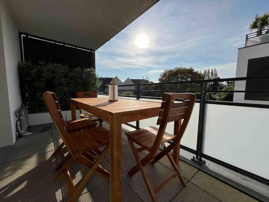 Balkón nebo terasa v ubytování Kerijsel T3 Arzon Port du Crouesty et Port-Navalo