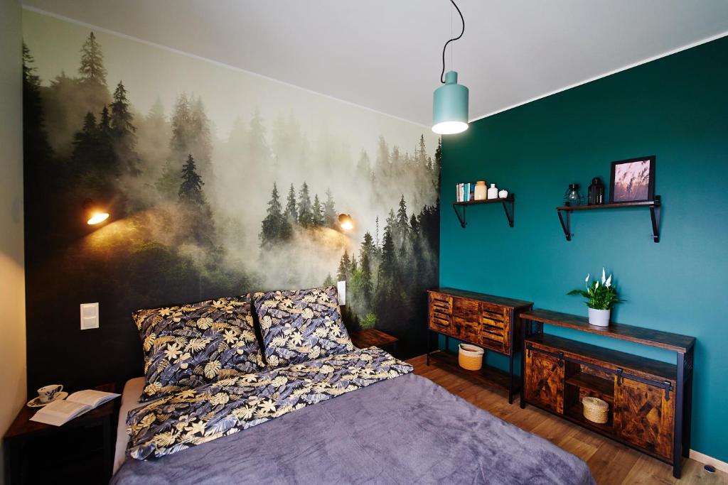 Fotografia z galérie ubytovania Apartament ,, COŚ NIECOŚ ,, Suwałki LOFT, KLIMATYZACJA, PRYWATNY PARKING, MONITOROWANE ZAMKNIĘTE OSIEDLE v destinácii Suwałki
